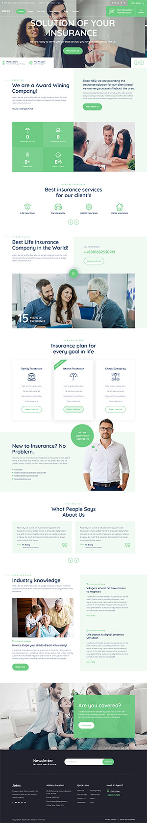 Insurance HTML 