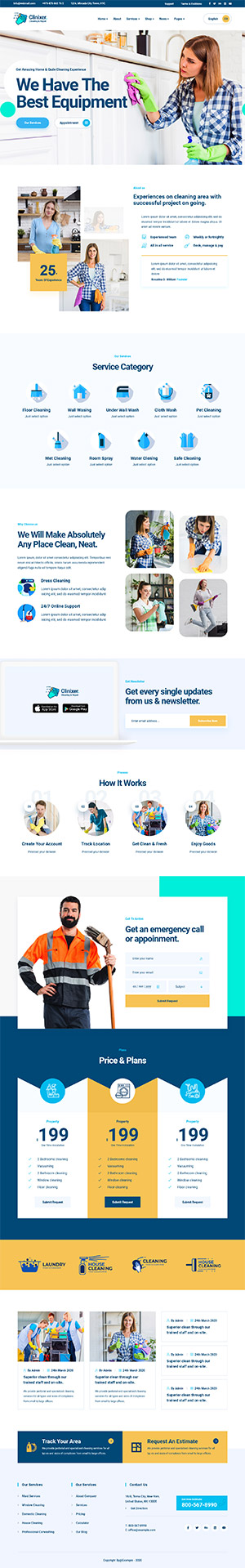 Cleaning Services HTML5 Template